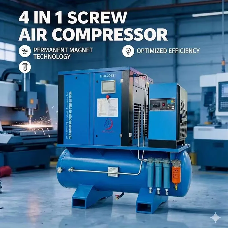 22KW 16 Bar Aire-konpresorea Laser Mozketarako