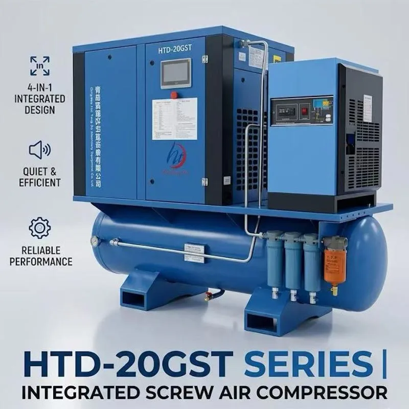 4-en-1 15KW 16 Bar Aire-konpresorea